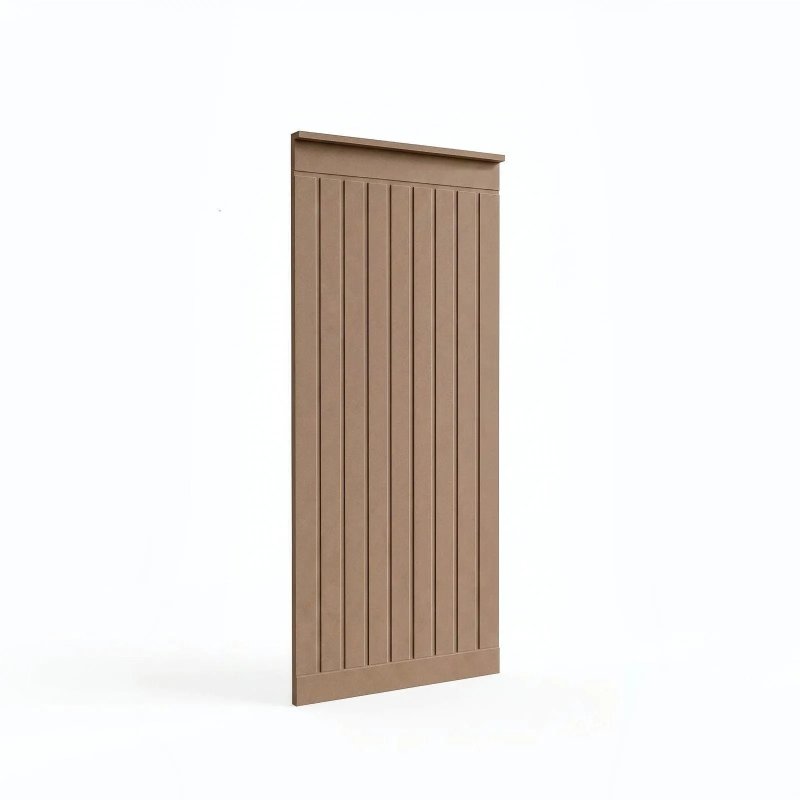 Çizgili Lambiri Görünümlü Boyanabilir Duvar Paneli 6mm Ham MDF (54x102 cm)