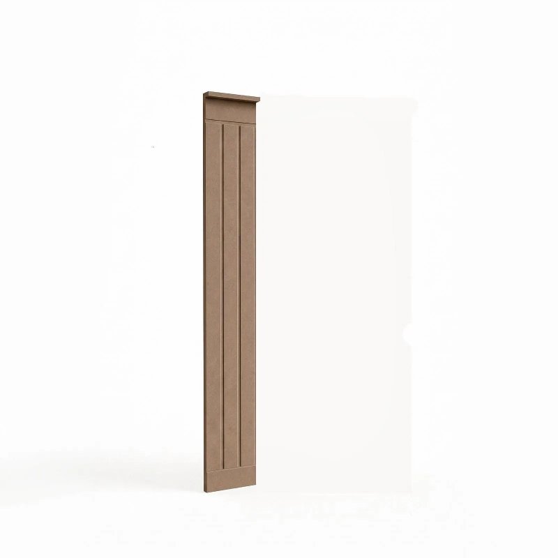 Çizgili Lambiri Görünümlü Boyanabilir Duvar Paneli 6mm Ham MDF (18x102 cm)
