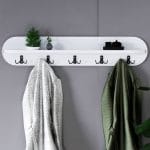 Duvar Elbise Askılığı 90 Cm Beyaz